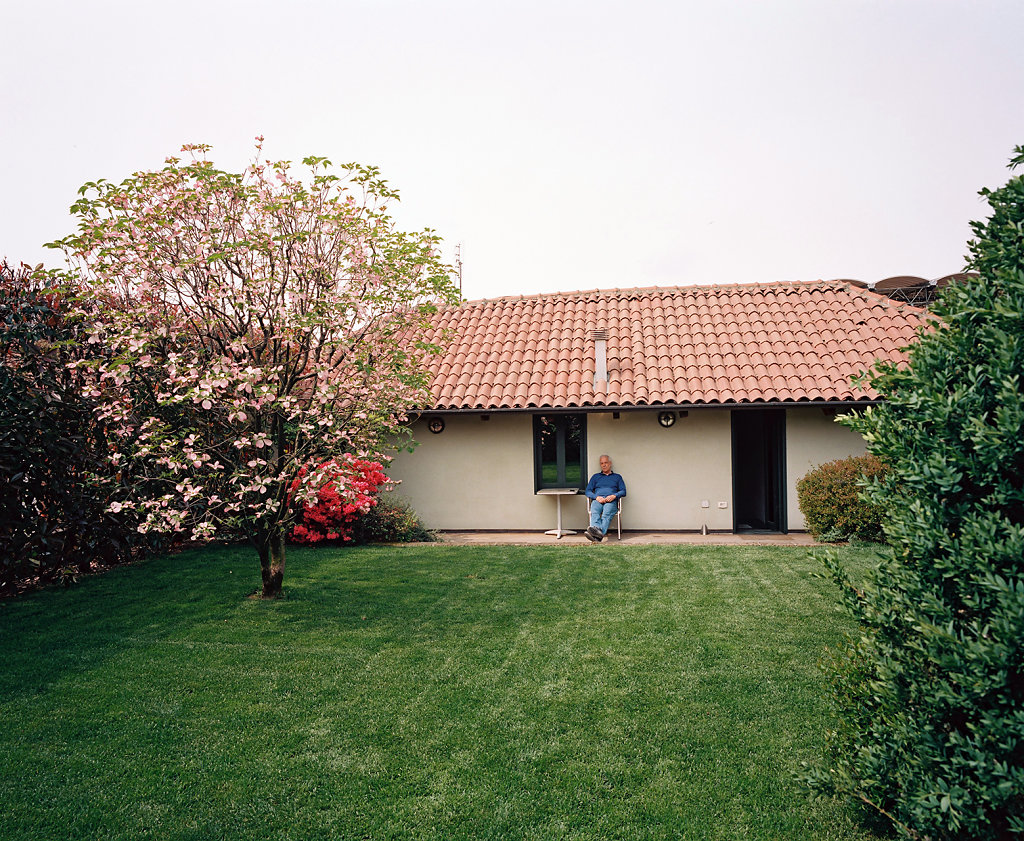 L'artiste Gianni Piacentino 