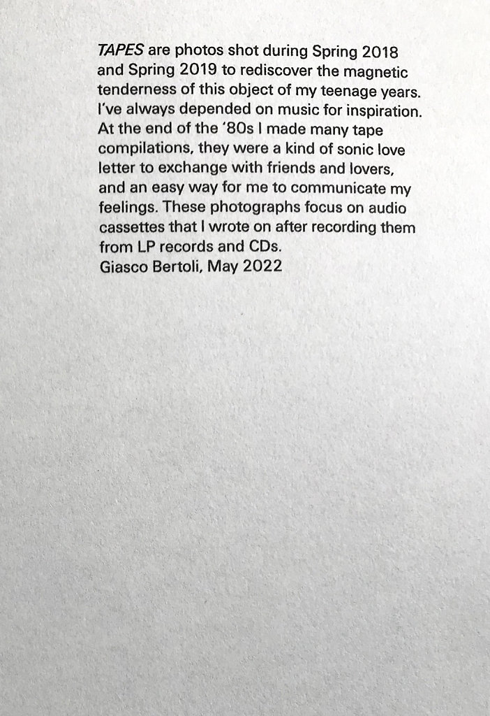 Tapes published by Rvb Books